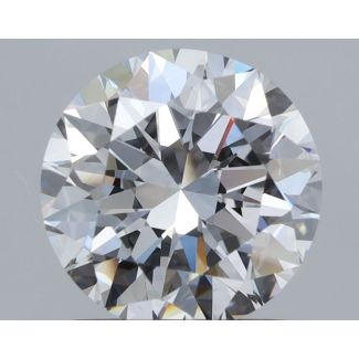 1.51 Carat Round D VS1 EX GIA Natural Diamond