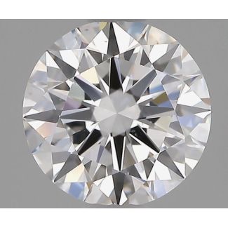 1.5 Carat Round D VS2 EX GIA Natural Diamond