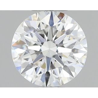 0.37 Carat Round E VS2 EX GIA Natural Diamond