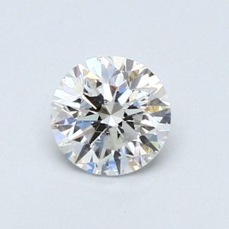 0.53 Carat Round E VS2 VG EX GIA Natural Diamond