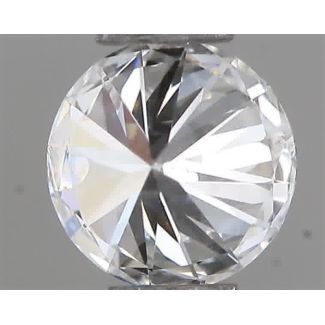 0.24 Carat Round E VVS1 EX GIA Natural Diamond