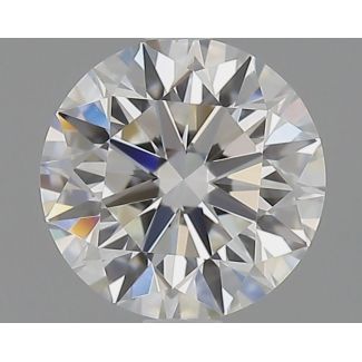 0.52 Carat Round G VVS2 EX GD GIA Natural Diamond