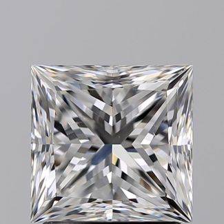 1.70 Carat Princess E VS1 - EX GIA Natural Diamond