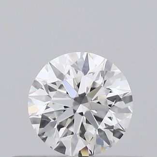 0.30 Carat Round E VVS2 EX VG GIA Natural Diamond