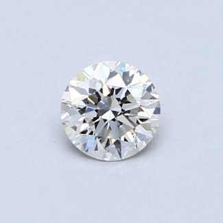 0.42 Carat Round F SI1 VG EX GIA Natural Diamond