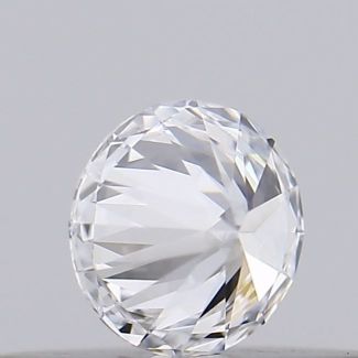 0.15 Carat Round D VVS2 EX GIA Natural Diamond