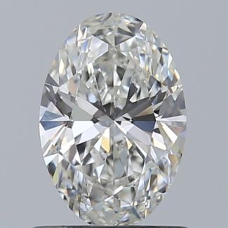 0.76 Carat Oval H IF - EX VG GIA Natural Diamond