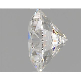 0.62 Carat Round F SI1 EX GIA Natural Diamond