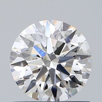 0.75 Carat Round F VVS2 EX VG GIA Natural Diamond