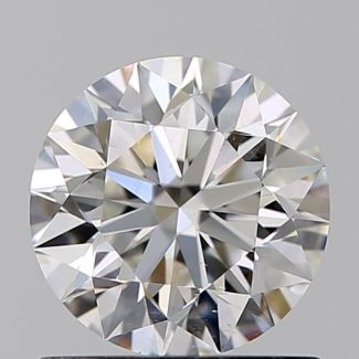 0.81 Carat Round F SI1 EX GIA Natural Diamond