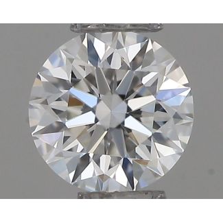 0.23 Carat Round F IF EX GIA Natural Diamond