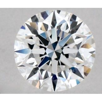 0.72 Carat Round E VVS2 EX GIA Natural Diamond