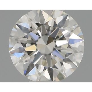 0.3 Carat Round H VVS1 EX GIA Natural Diamond