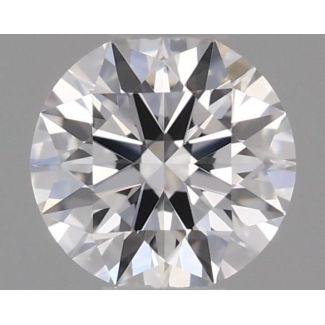 0.31 Carat Round D VVS2 EX GIA Natural Diamond