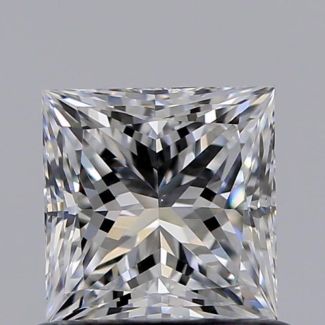 0.70 Carat Princess D VS1 - EX VG GIA Natural Diamond