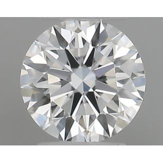 0.18 Carat Round G VVS1 EX GIA Natural Diamond