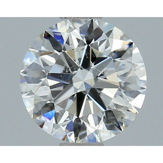 1.0 Carat Round H SI1 EX GIA Natural Diamond