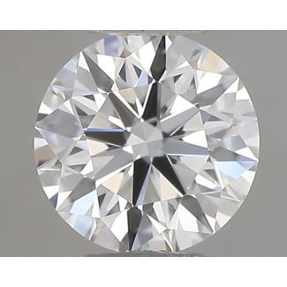 0.34 Carat Round F IF EX GIA Natural Diamond