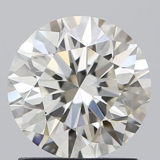 1.5 Carat Round H VVS2 EX IGI Natural Diamond