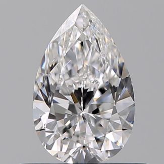 0.50 Carat Pear D SI1 - EX G GIA Natural Diamond