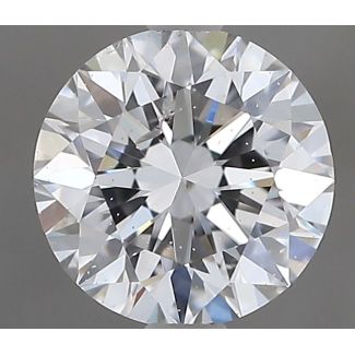 0.7 Carat Round D SI2 EX GIA Natural Diamond