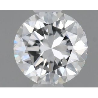 0.3 Carat Round D VVS2 VG EX GIA Natural Diamond