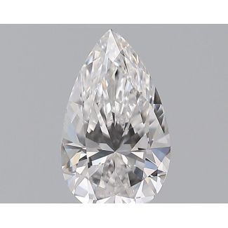 0.4 Carat Pear D VVS1 - VG GIA Natural Diamond