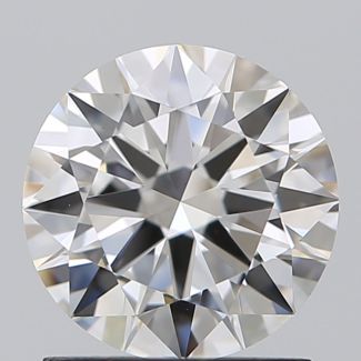 1.3 Carat Round F VVS2 EX GIA Natural Diamond