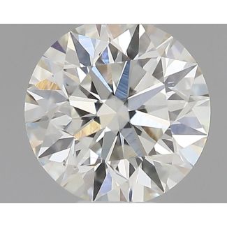 0.32 Carat Round H VS2 EX GIA Natural Diamond