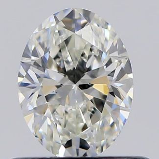 0.50 Carat Oval I VVS1 - VG GIA Natural Diamond