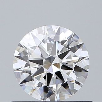 0.5 Carat Round D VVS1 EX VG GIA Natural Diamond