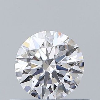 0.4 Carat Round D SI1 EX GIA Natural Diamond