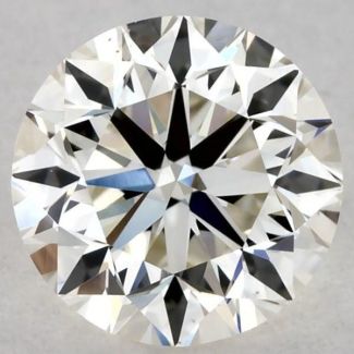 0.5 Carat Round H VS2 VG EX GIA Natural Diamond