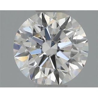 0.30 Carat Round F SI1 EX VG GIA Natural Diamond