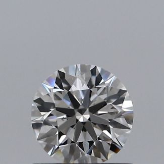 0.55 Carat Round E VS2 EX GIA Natural Diamond