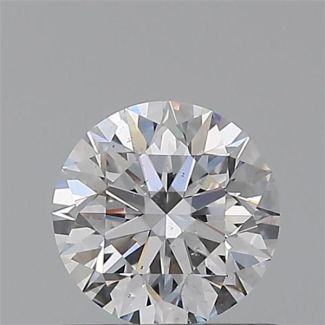 0.55 Carat Round D SI1 EX GIA Natural Diamond