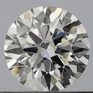 0.45 Carat Round D VVS1 EX GIA Natural Diamond