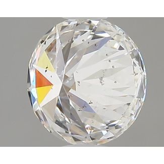 0.52 Carat Round F SI2 EX GIA Natural Diamond