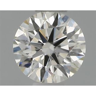 0.31 Carat Round H VS2 EX GIA Natural Diamond