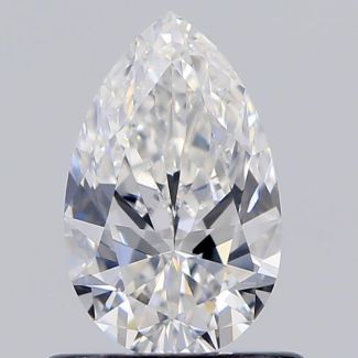 0.60 Carat Pear E VS1 - EX VG GIA Natural Diamond