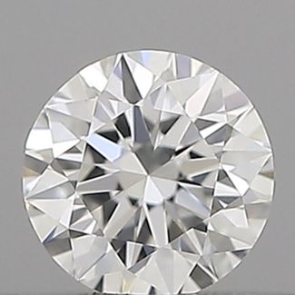 0.2 Carat Round E VVS1 EX GIA Natural Diamond