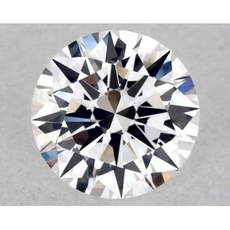 0.31 Carat Round D VVS2 EX GIA Natural Diamond