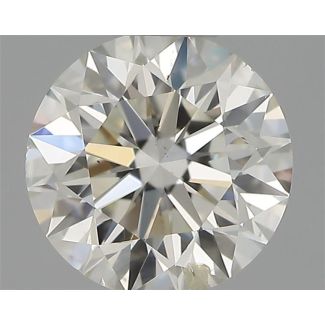 0.40 Carat Round H SI2 EX IGI Natural Diamond