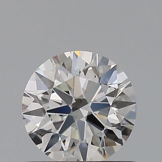 0.6 Carat Round H VS2 EX GIA Natural Diamond