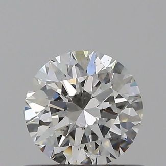 0.5 Carat Round G SI1 EX VG GIA Natural Diamond