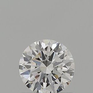 0.56 Carat Round F VVS2 EX GIA Natural Diamond