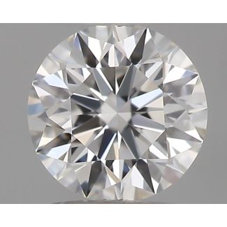 0.2 Carat Round F VVS2 EX GIA Natural Diamond