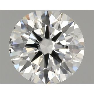 0.75 Carat Round H SI1 EX GIA Natural Diamond