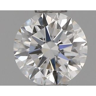 0.4 Carat Round F VVS2 EX GIA Natural Diamond