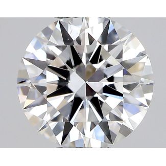 0.45 Carat Round D SI1 EX VG GIA Natural Diamond